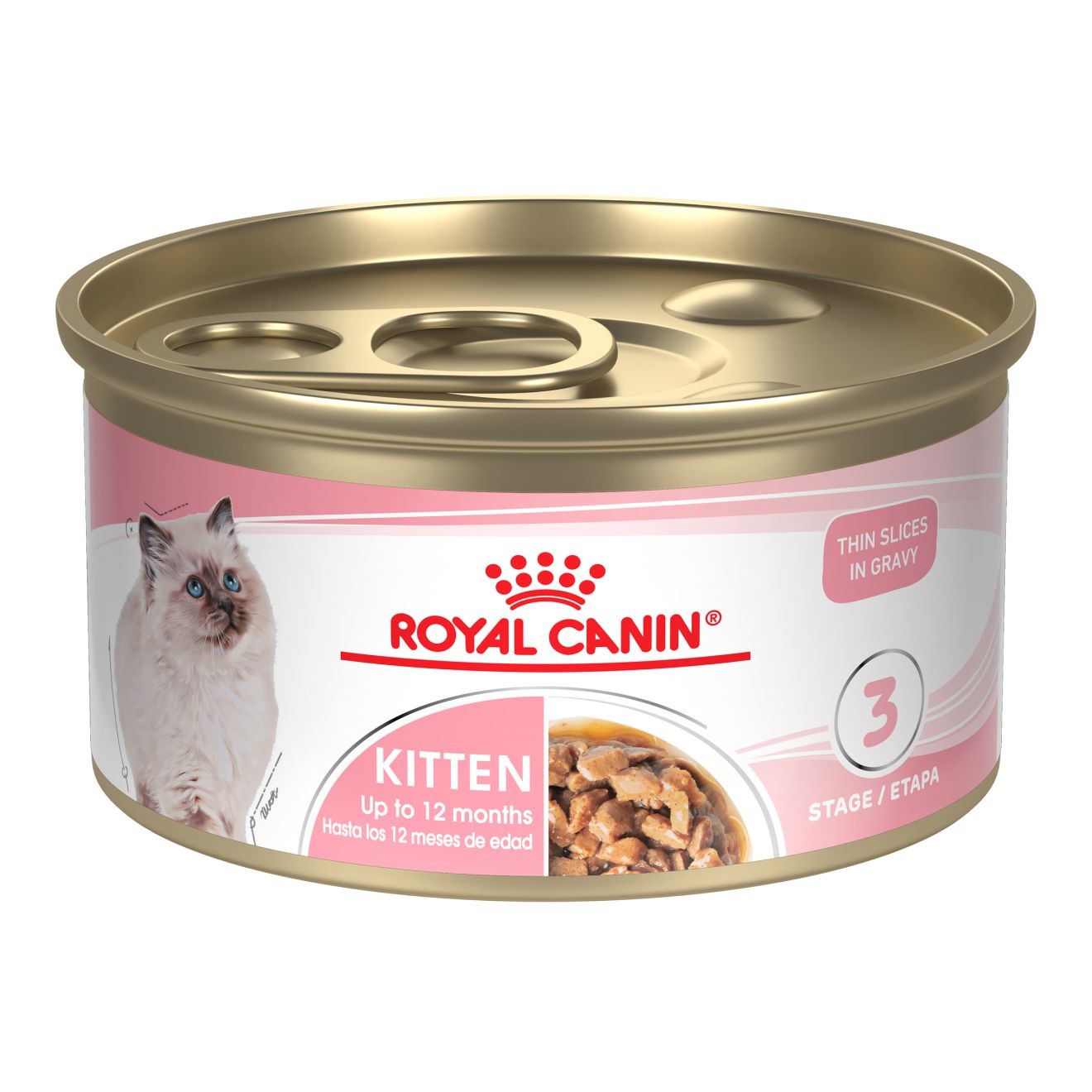 Royal Canin Kitten Thin Slices in Gravy Canned Nedves Macskatáp 24 x 85g Magyarország | 42918XCQZ