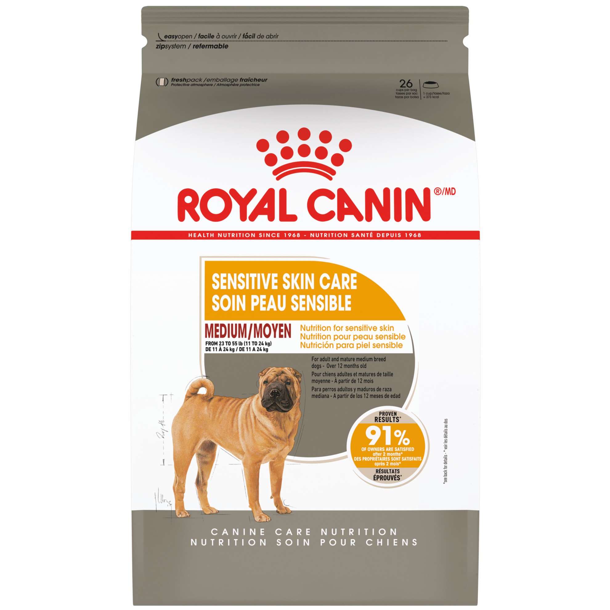 Royal Canin Medium Sensitive Skin Care Száraz Kutyatáp 8kg Magyarország | 70812ARYJ